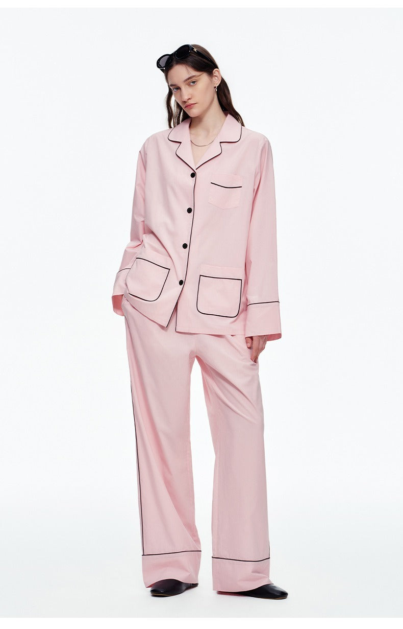 Rinova Women’s Lyocell Pajama Set Long Sleeve Button Sleepwear