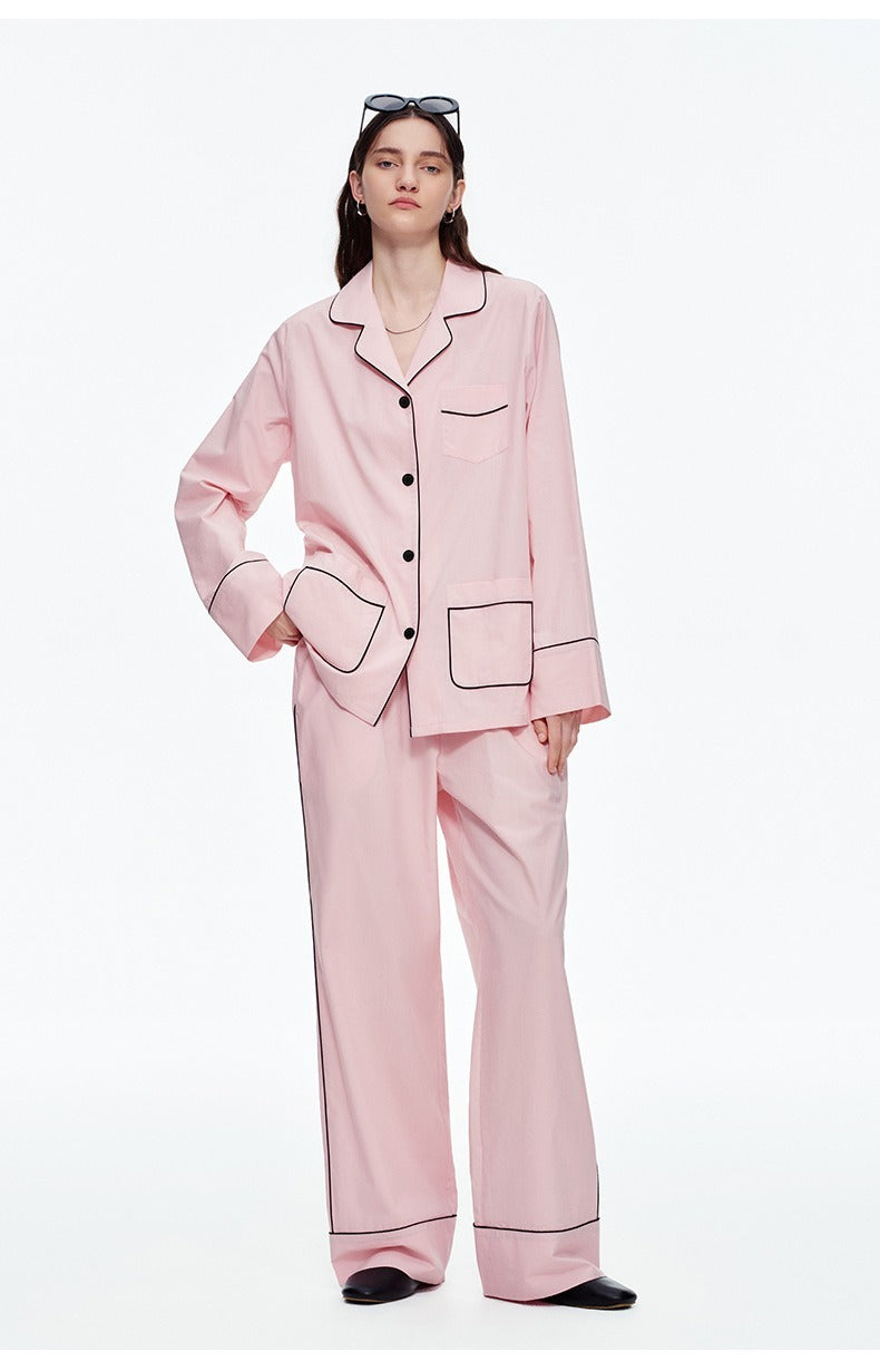 Rinova Women’s Lyocell Pajama Set Long Sleeve Button Sleepwear