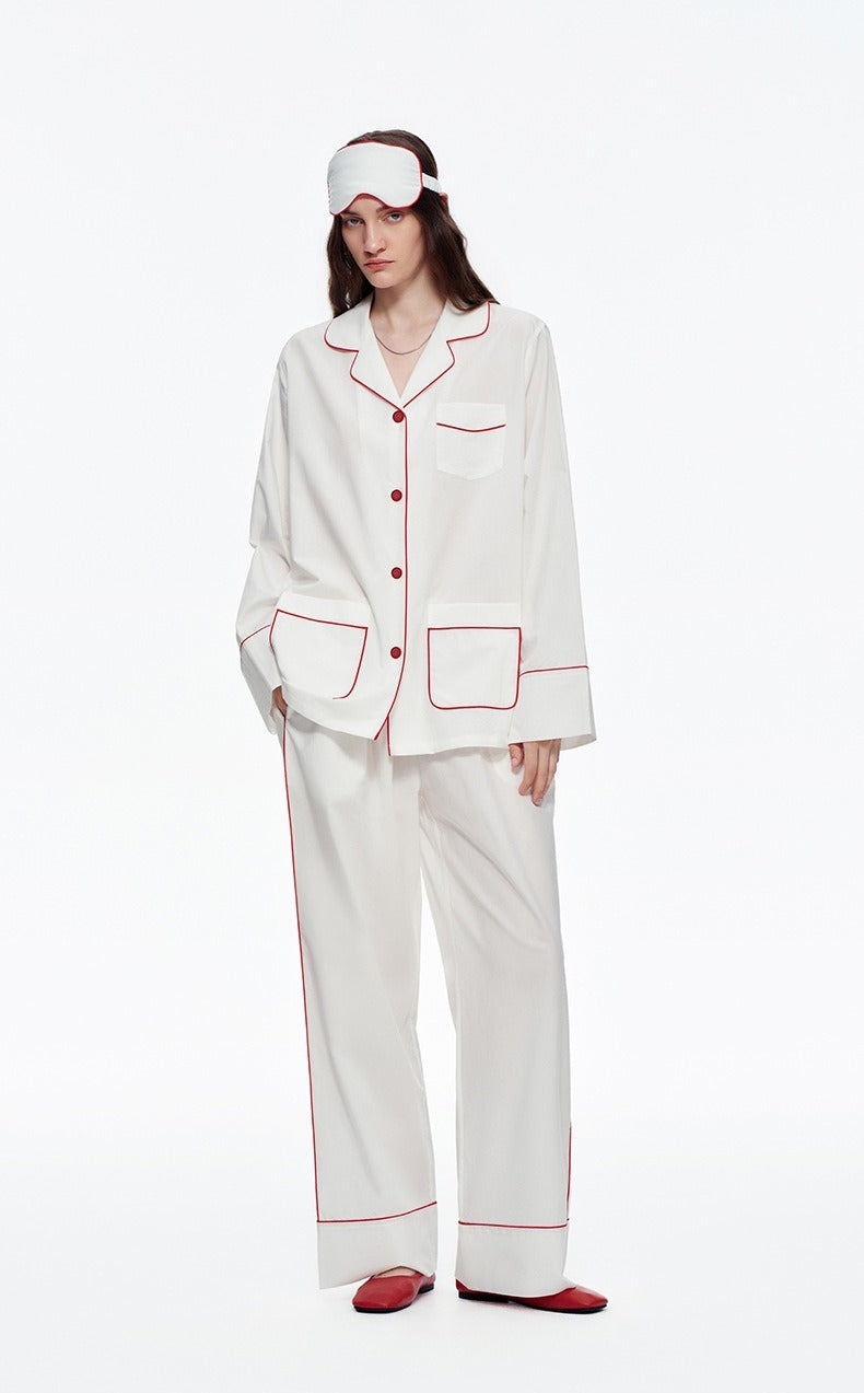 Rinova Women’s Lyocell Pajama Set Long Sleeve Button Sleepwear